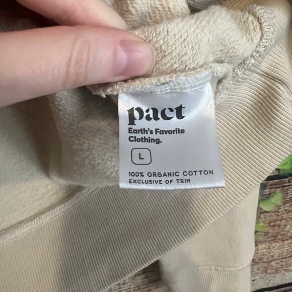 Pact Cheetah Crewneck Sweater Women Large XL Wild Pullover Sweatshirt Cat Animal - Picture 5 of 7